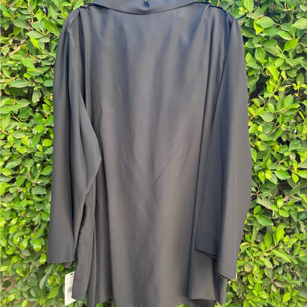 Lafayette 148 black tunic 100%sl silk